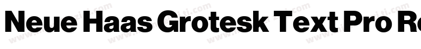 Neue Haas Grotesk Text Pro Regular字体转换